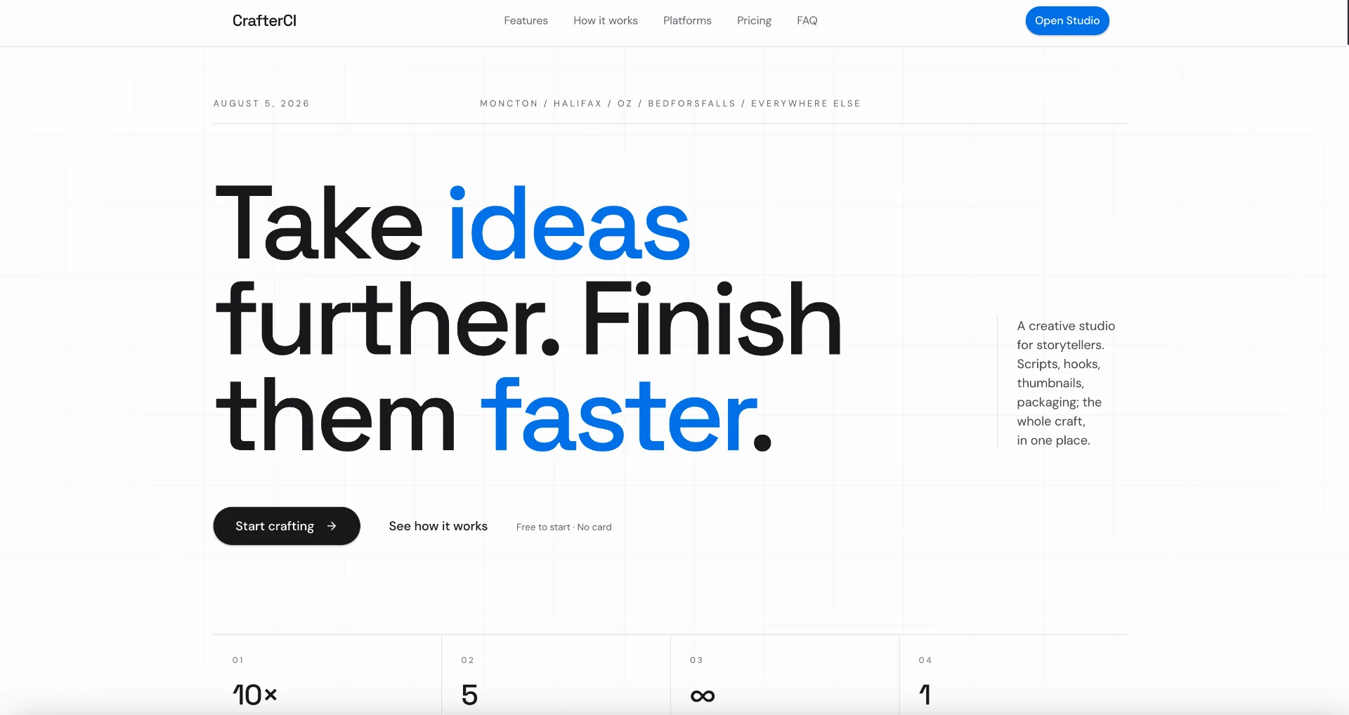 CrafterCI — Take ideas further. Finish them faster.